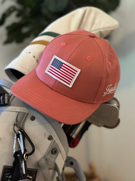 Nantucket Red FADE USA Snapback