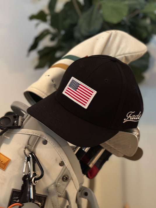 Black FADE USA Snapback