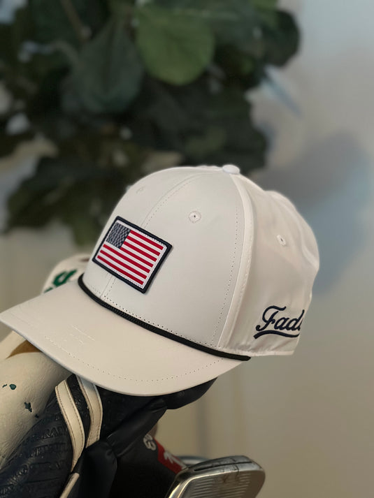 White FADE USA Snapback