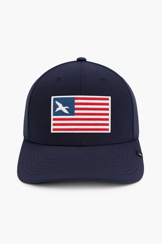 Navy Albie Flag Hat