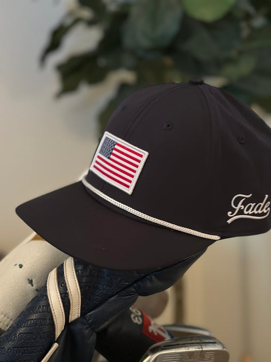Navy FADE USA Snapback