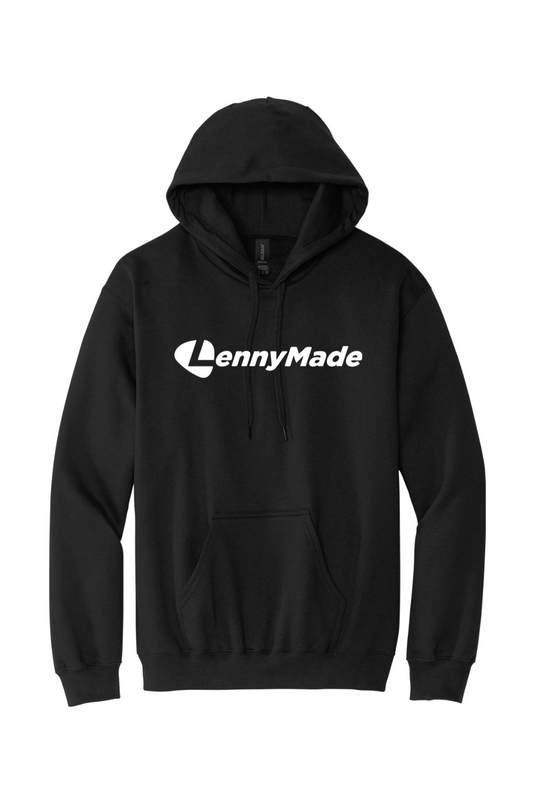 LennyMade White Logo Standard Hoodie - Unisex/Men's